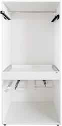 International Service Dresing Oviedo modul 1 , pal Alb , 1000x 580 x 2150mm Garderoba