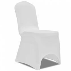 vidaXL 100 db fehér sztreccs székszoknya (274765) - balena