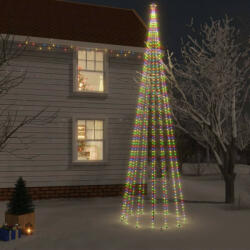 vidaXL karácsonyfa cövekkel 1134 színes LED-del 800 cm (343564) - balena