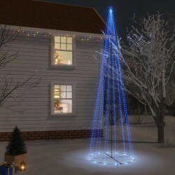 vidaXL kúp alakú karácsonyfa 1134 kék LED-del 230 x 800 cm (343500)