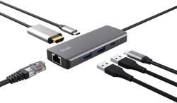 Trust Hub USB TRUST Dalyx 6-in-1 Multiport Adapter (TR-24968)