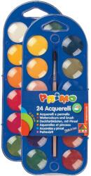 Morocolor- Primo Acuarele 24 culori cu pensula Primo 111A24B (ACUPRI24MC15509)