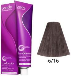 Londa Professional Londacolor Extra Rich Creme 6/16 Blond inchis violet cenusiu 60 ml