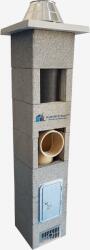 KaminHorn Cos de fum ceramic EcoHorn - Diametru 180 mm Inaltime 6 m (KHED180X6M)
