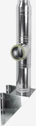 KaminHorn Cos de fum din inox izolat Diametru 160 mm Inaltime 6 m Suspendat Consola (KICD160X6M)