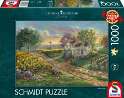 Schmidt Spiele Puzzle Schmidt din 1000 de piese - Câmpuri de floarea-soarelui (58779)