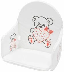 New Baby Tampă moale pentru scaun de masă din lemn New Baby - Urs (51805)