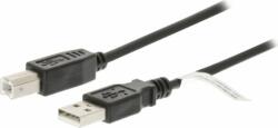 Valueline Valuline CCGT60100BK20 USB-A apa - USB-B apa 2.0 Nyomtató kábel - Fekete (2m) (VLCT60100B20)