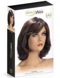 World Wigs World Victoria középhosszú, hullámos, barna paróka