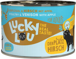 Lucky Lou Lucky Lou Pachet economic Adult 24 x 200 g - Carne de pasăre și cerb