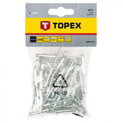 Topex popszegecs 4.8x8 50 db (43E501)