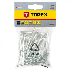 Topex popszegecs 4.8x18 50 db (43E505) - profibarkacs