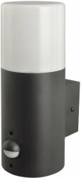 AZzardo 4479 | Nils-AZ Azzardo falikar lámpa mozgásérzékelő, fényérzékelő szenzor - alkonykapcsoló 1x E27 IP44 fekete, opál (4479)