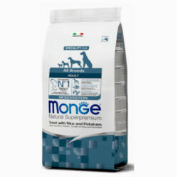 Monge Dog Adult Monoprotein pisztráng és rizs száraz eledel 2, 5kg