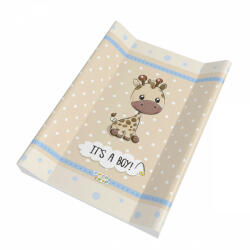  Babastar puha 2 ékes pelenkázó lap 50*70 cm - it's a boy ! zsiráf bézs