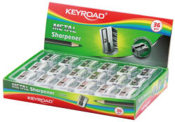 Keyroad Hegyező 1 lyukú fém 36 db/display Keyroad Metal (KR971682)