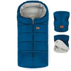 Petite&Mars - set - sac de picioare 3 în 1 + mănuși pentru cărucior Jasie Ocean Blue (VP-F177950)