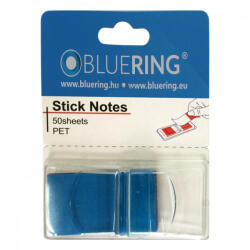 Jelölőcímke 25x45mm, 50lap, műanyag Bluering® kék - bolt