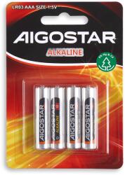Aigostar Baterii alcaline LR03 AAA 1.5V - 4 buc (BATERIA-LR03-AAA-4S) Baterii de unica folosinta