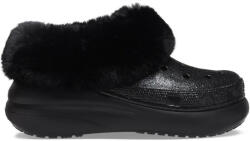 Crocs Pantofi Crocs Classic Furever Crush Glitter Shoe Negru - Black 39-40 EU - W9 US
