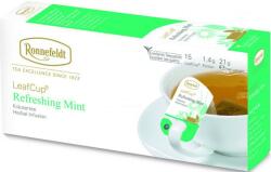 Ronnefeldt LeafCup pliculete de ceai de mentă răcoritoare 15 x 1, 4 g