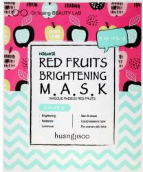 Huangjisoo Mască de țesut pentru față - Huangjisoo Red Fruits Brightening Mask 25 ml