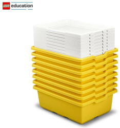 LEGO® Education LEGO LEGO® Education 45496 LEGO®, Set de 8 cutii Medii pentru depozitare (45496)