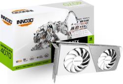 Inno3D GeForce RTX 4070 TWIN X2 OC WHITE 12GB GDDR6X (N40702-126XX-183052V)