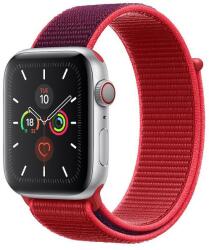 SmartWatcherz Szövet Apple Watch Szíj - Piros-Bordó, 42, 44, 45, 49mm (9240)