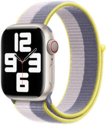 SmartWatcherz Szövet Apple Watch Szíj - Levendulaszürke-Halvány orgonalila, 42, 44, 45, 49mm (47726)
