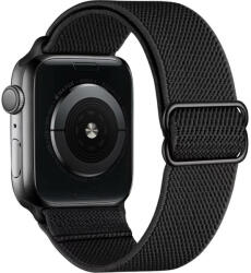 SmartWatcherz Rugalmas Szövet Apple Watch Szíj - Fekete, 38, 40, 41mm (13368)