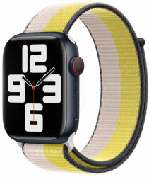 SmartWatcherz Szövet Apple Watch Szíj - Zabtej-Halvány citromsárga, 38, 40, 41mm (47735)