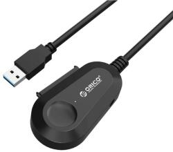 Orico 25UTS merevlemez adapter, 2.5" SATA HDD/SSD kompatibilis, USB 3.0, Fekete (25UTS-BK)