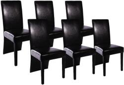 vidaXL 6 buc negru 160295