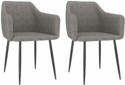vidaXL 2 buc gri deschis 323114