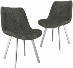 vidaXL 2 buc gri 282561