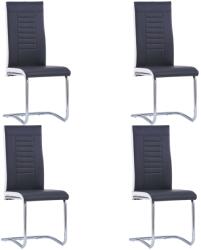 vidaXL 4 buc negru 281724