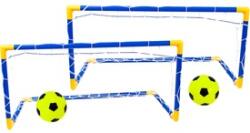  Műanyag focikapu készlet két labdával és pumpával (30307)