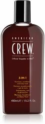 American Crew Hair & Body 3-IN-1 sampon, balsam si gel de dus 3in1 pentru barbati 450 ml