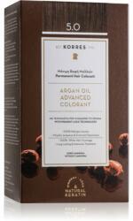 KORRES Argan Oil Culoare permanenta pentru par cu ulei de argan culoare 5.0 Light Brown 50 ml