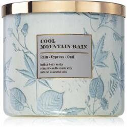 Bath & Body Works Cool Mountain Rain lumânare parfumată 411 g