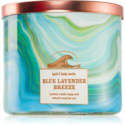 Bath & Body Works Blue Lavender Breeze illatgyertya 411 g