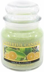 Cheerful Candle CHEERFUL, zsálya és citrus, 454 g