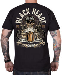 Black Heart Póló BLACK HEART Beer Biker fekete XL