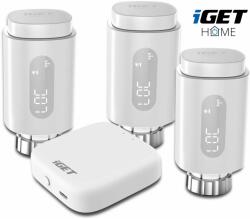 iGET HOME TS10 Premium kit (3x TS10 Thermostat Radiator Valve + 1x GW1 Gateway) (75020827)