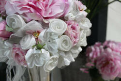 Fehér esküvői rózsacsokor (EWA11446)