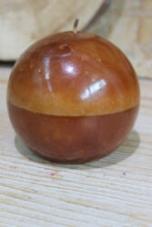  Barna gömb alakú fahéjas illatgyertya 9cm (EWA32306)