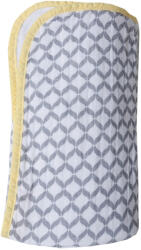 MOTHERHOOD Előmosott szürke klasszikus muszlin kétrétegű pamut takaró 95x110cm (AGS056138)