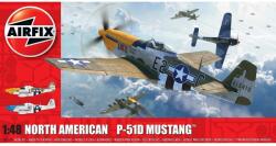 AIRFIX Klasszikus kit repülőgép A05138 - Észak-amerikai P-51D Mustang (filé nélküli farok) (1: 48) (30-A05138)