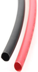 FUSION Hőre zsugorodó cső 4, 0 mm piros / fekete (1 + 1 m) (FO-LG-HS04)